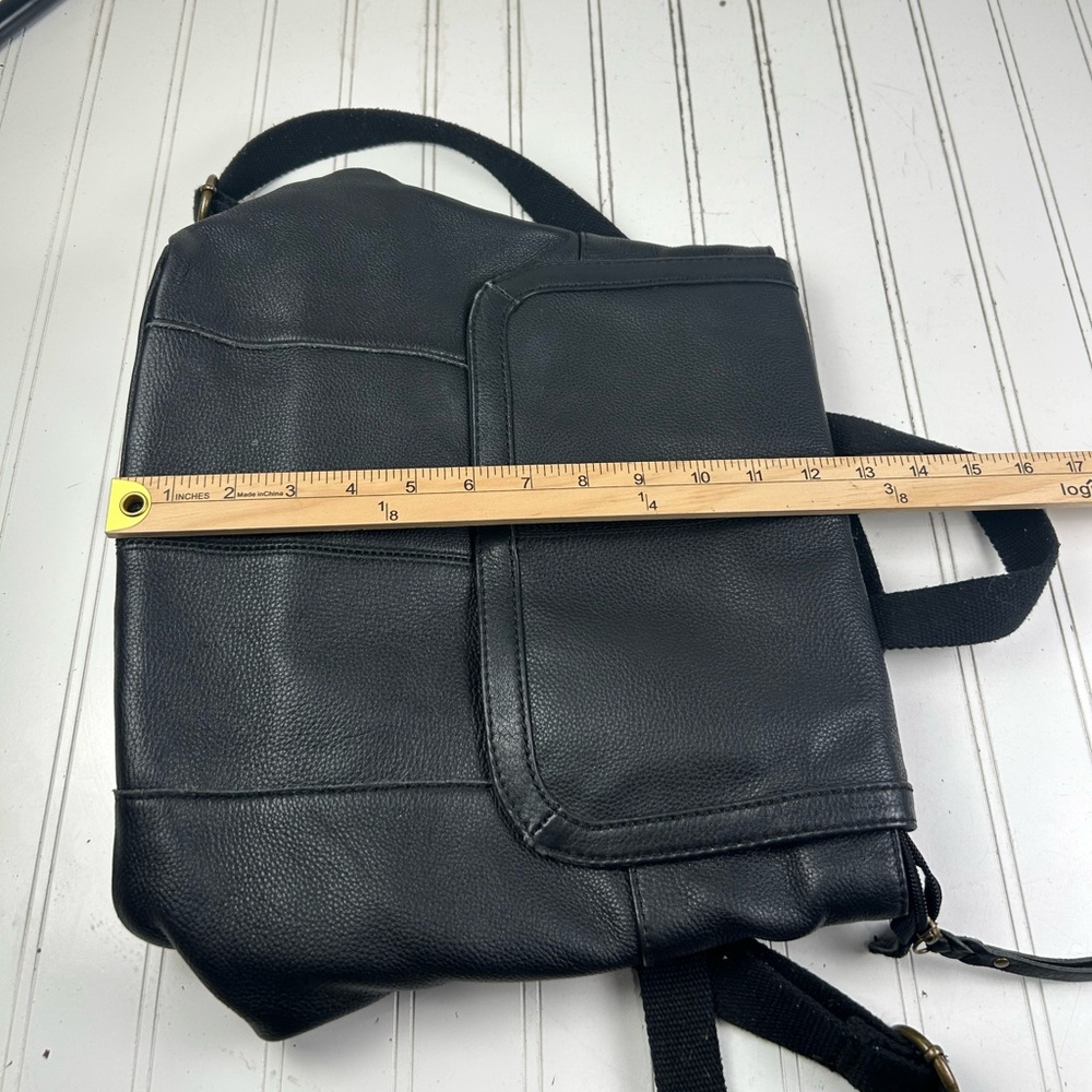 The Sak Leather Backpack Womenโs Vintage Y2K Slouchy Boho Shoulder Bag - Picture 7 of 13